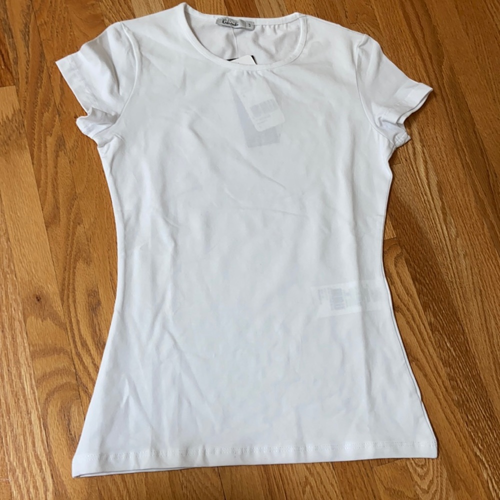 Kikiriki White Short Sleeve Top Size S